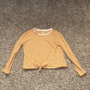 Long sleeve crop top